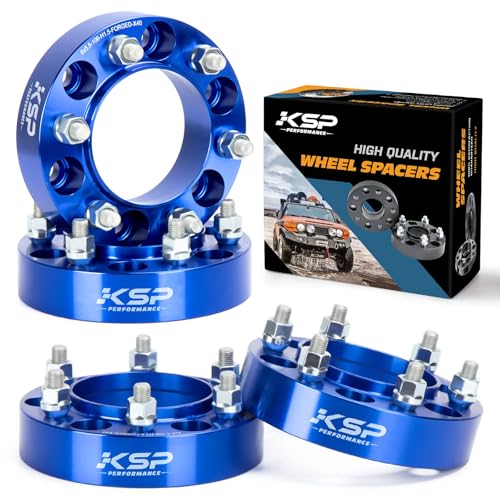 KSP PERFORMANCE KSP 6x5.5 Wheel Spacer Compatible with Toyota Tacoma 4Runner FJ Cruiser Tundra Sequoia, 1.5 inch 6x139.7mm 6 Lug Hub Centric Wheel Spacers with 106mm Bore 12x1.5 Studs for GX460 GX470, Set of 4 - Image 1