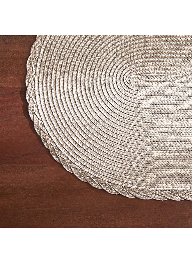 Home Box Miso Oval Polypropylene Placemat 45x30 cm