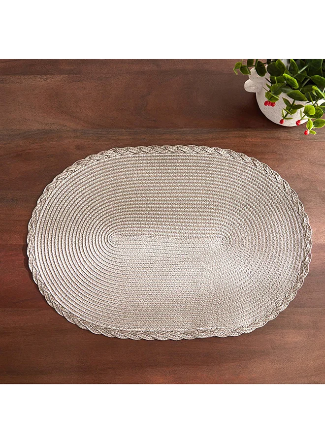 Home Box Miso Oval Polypropylene Placemat 45x30 cm
