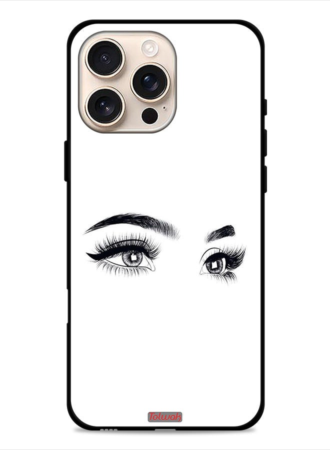 Tolwak Apple iPhone 16 Pro Protective Case Cover Eyes Art - Image 1