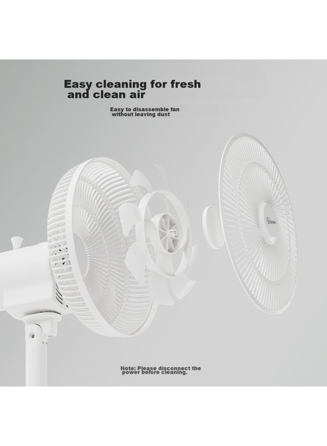 Shinee Electric Fan/floor Fan, Desk Fan/stand Fan, Home And Office Use, Adjustable Height With Oscillation, Non-remote Control, 12 Blades Electric Fan Fs-n9 - Image 2