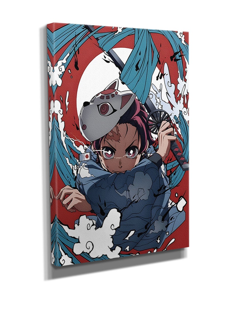 MODCLASS Wall Art Printed Canvas Frame Demon Slayer  - Image 3