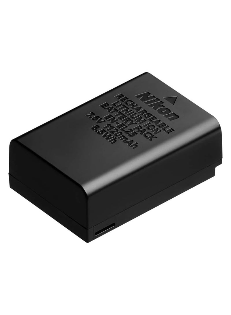 نيكون Fujifilm Vfb12502 Nikon En-El25 Rechargeable Li-ion Battery 1120mAh Z50 Black - Image 1