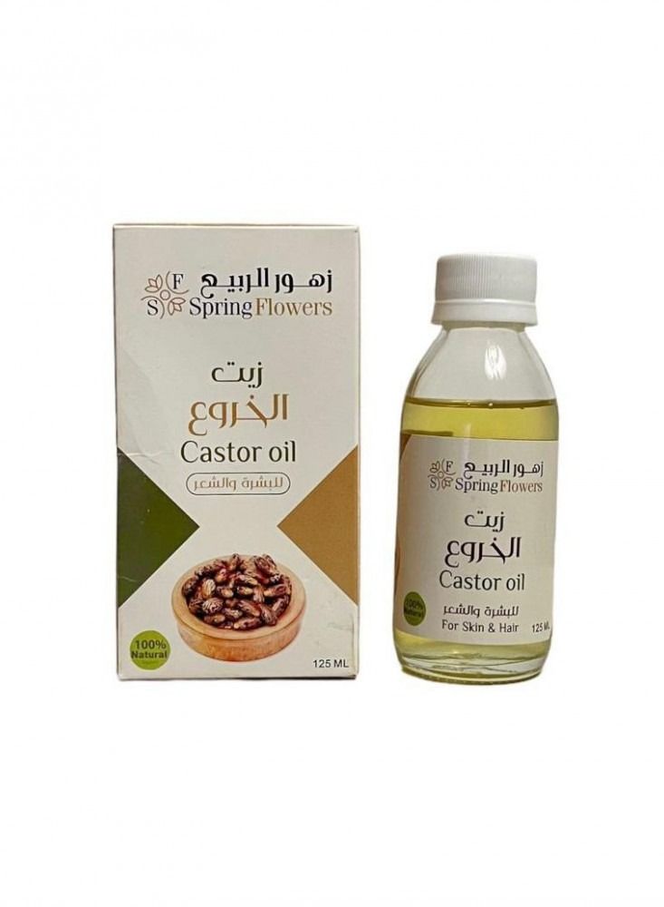 spring flower Castor oil 125 ml - Image 1