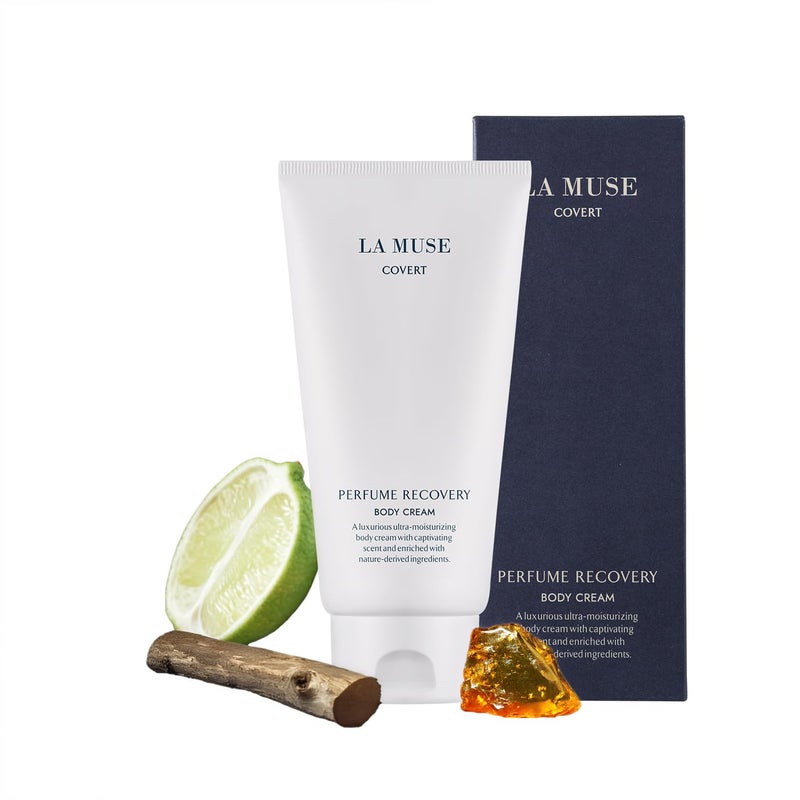 LA MUSE Perfume Body Lotion for Men(Deep Woody Amber) | Moisture Amber Body Lotion with Shea Butter | Peptide Body Cream | Non-Sticky & Non-Greasy, Fast Absorbing | Korean Skin Care - Image 1