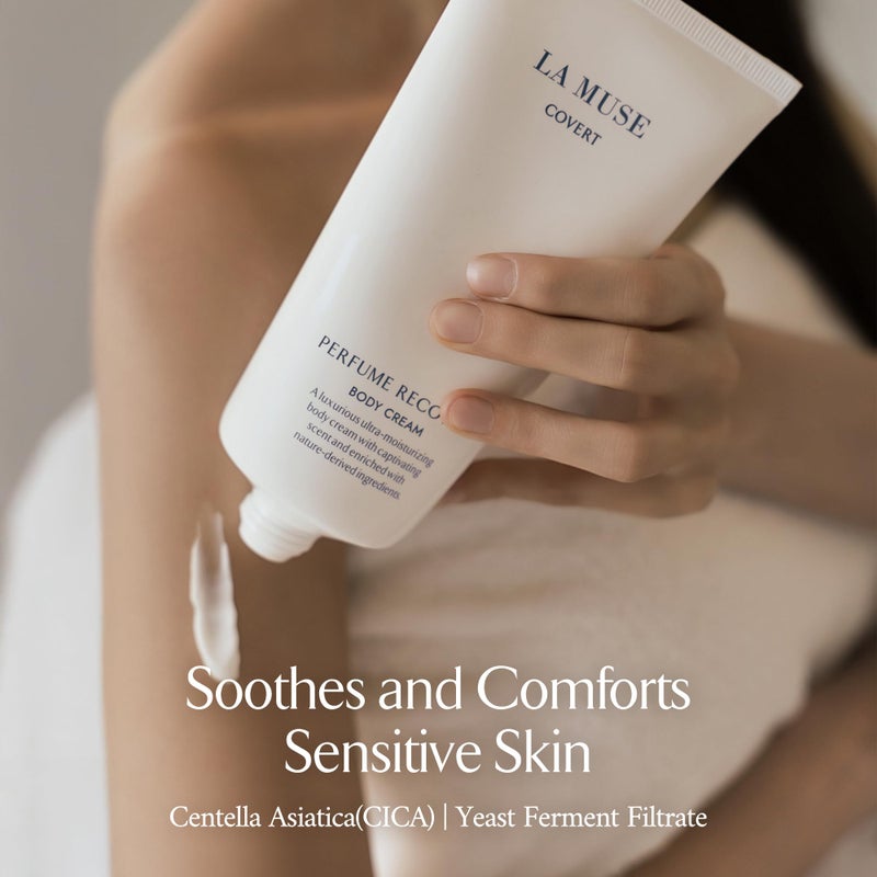 LA MUSE Perfume Body Lotion for Men(Deep Woody Amber) | Moisture Amber Body Lotion with Shea Butter | Peptide Body Cream | Non-Sticky & Non-Greasy, Fast Absorbing | Korean Skin Care - Image 3