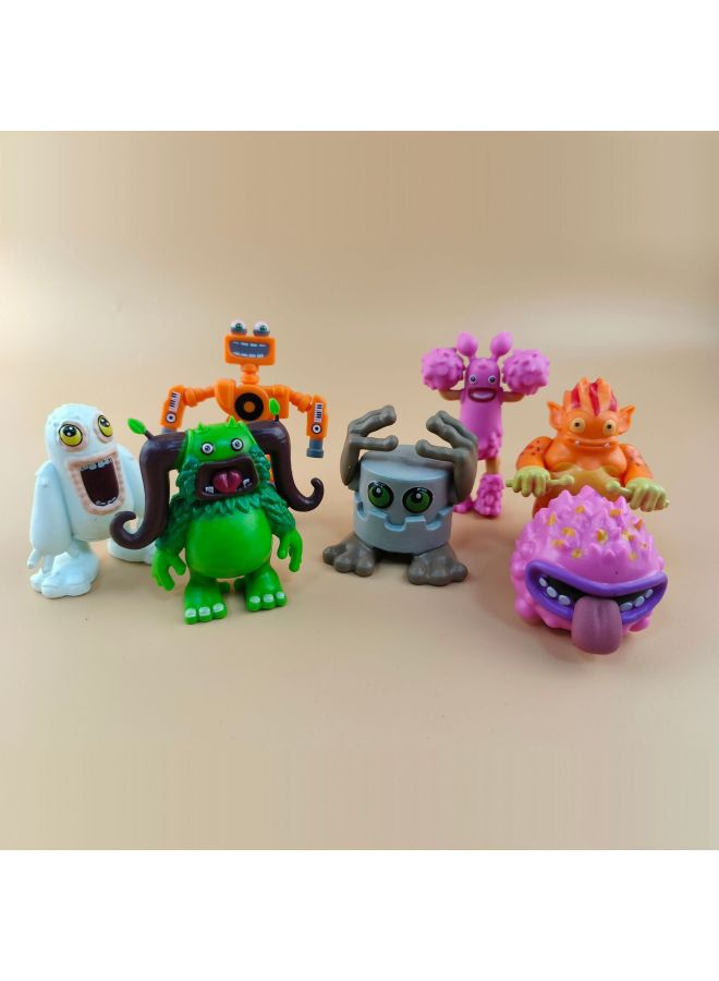 انفجارات الوحش جوقة MySingingMonsters الكرتون اليدوية دمية الحلي لعبة اللعب العصرية - اللون: جيل بانبان (مجموعة من 8) - Image 5