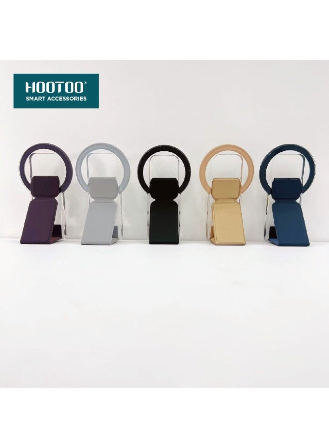 هوتو مسكة جوال مسكة مغناطيس من هوتو. مسكة جوال ماج سيف تدعم الشحن الاسلكي. مسكه جوال جلد. مسكات جوال فخمه وقويه - Image 4