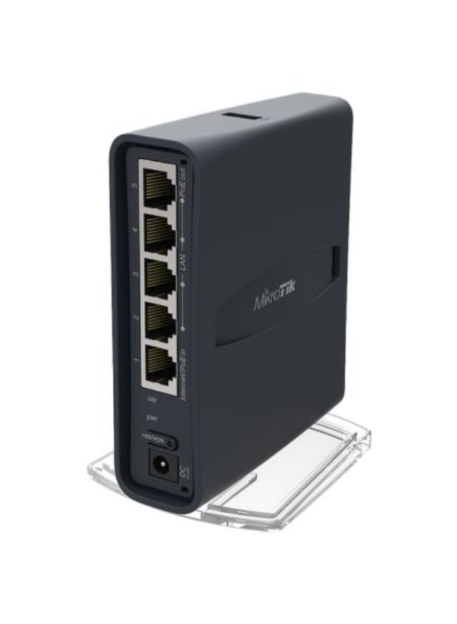 Mikro Tik MikroTik hAP ac lite TC Dual-Band WiFi Router RB952Ui-5ac2nD-TC | 2.4GHz – 5GHz | 5-Port Ethernet | USB | Tower Design - Image 1