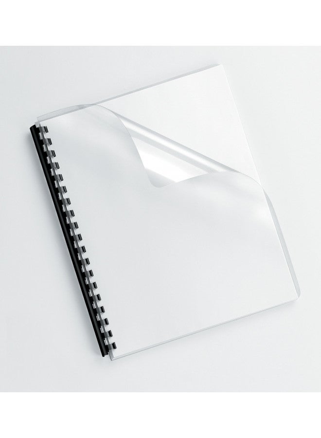 Fellowes Transparent PVC Binding Covers, Oversize, 100 Pack (52311) - Image 4