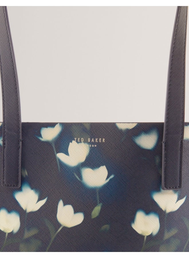 Ted Baker حقيبة أيقونية مطبوعة بشكل توليب ممدود - Image 2