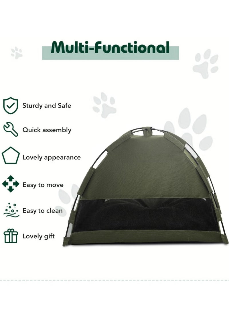 MHD Portable Pet Tent Bed Cat House Pet Products Breathable Cushions Furniture Sofa For Indoor Outdoor  - Image 5