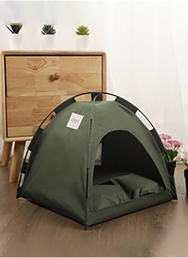 MHD Portable Pet Tent Bed Cat House Pet Products Breathable Cushions Furniture Sofa For Indoor Outdoor  - Image 2