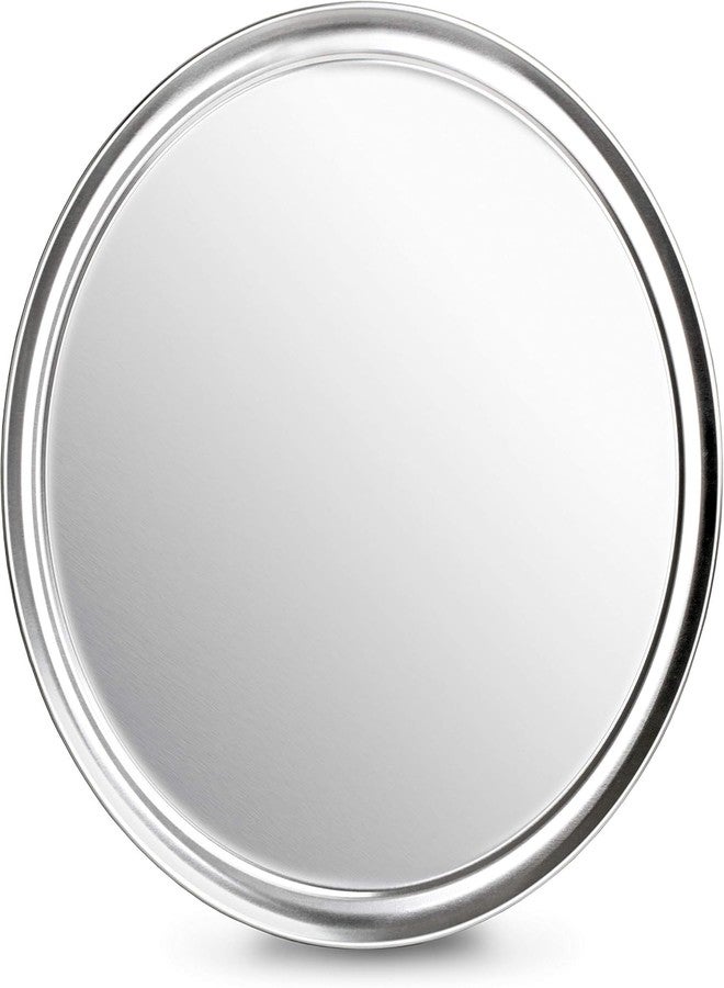 نيو ستار فود سيرفيس صينية بيتزا من نيو ستار فود سيرفيس 50905، حافة عريضة، مصنوعة من الألومنيوم، 16 بوصة، عبوة من 6 قطع - Image 1