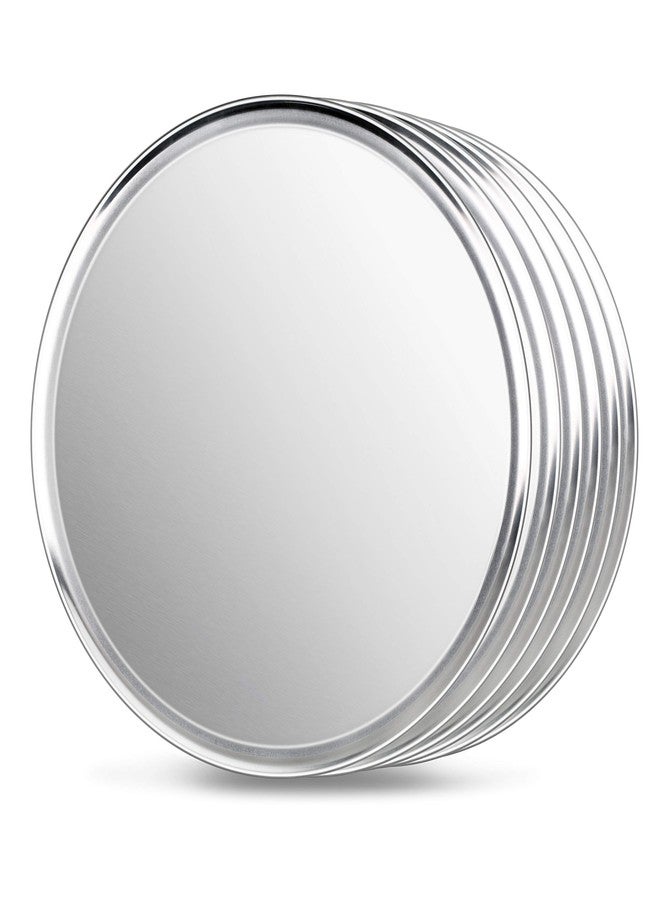 نيو ستار فود سيرفيس صينية بيتزا من نيو ستار فود سيرفيس 50905، حافة عريضة، مصنوعة من الألومنيوم، 16 بوصة، عبوة من 6 قطع - Image 3