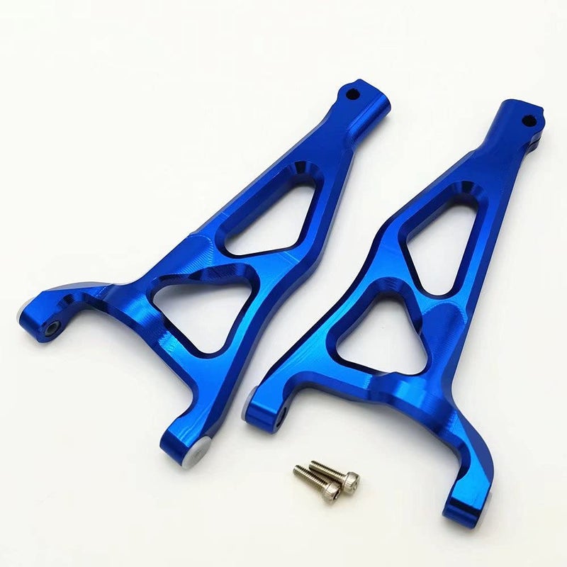 Generic EPTNNASO Aluminum Front Upper Suspension Arms L+R Blue for Traxxas 1/10 E-Revo 2.0 VXL 8631 8632  - Image 1