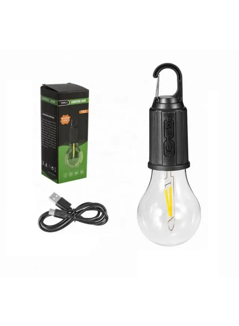 USB-charged emergency flashlight 3 brightness levels Shatter-resistant acrylic cover Equipped with a hook for hanging Type-C charging - Image 5