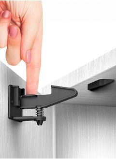 Occuwzz 10 Pack Cabinet Locks Child Safety  Baby Safety Cabinet Locks NO Drilling 3M Adhesive Baby Proof Drawer Lock Child proofing cabinets latches for Kids Latch for Drawers & Door Child Safety Locks  - Image 2
