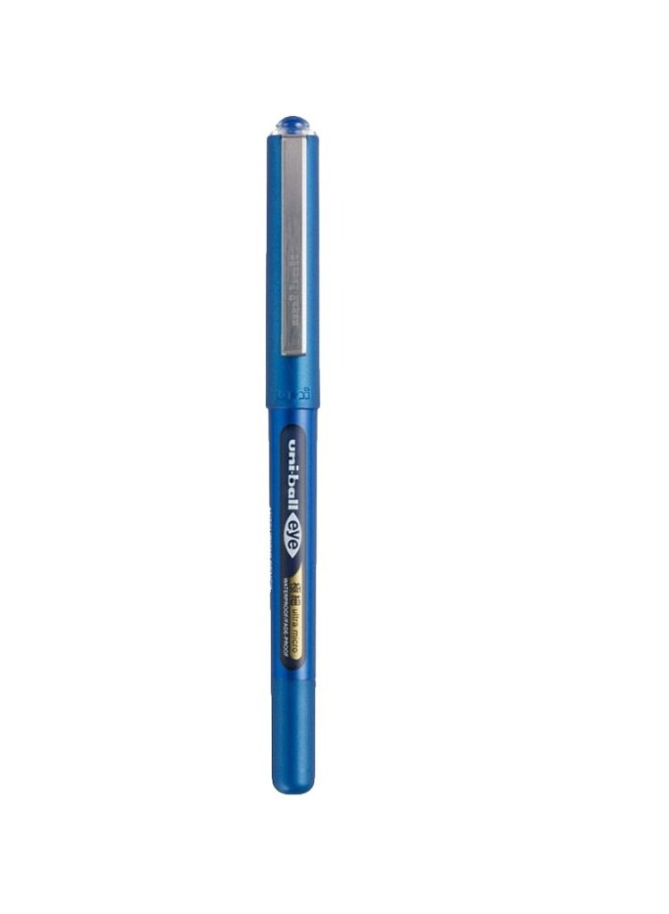 Uniball 12-Piece Eye Ultra Micro Roller Pen 0.38mm Tip Blue Ink  - Image 3