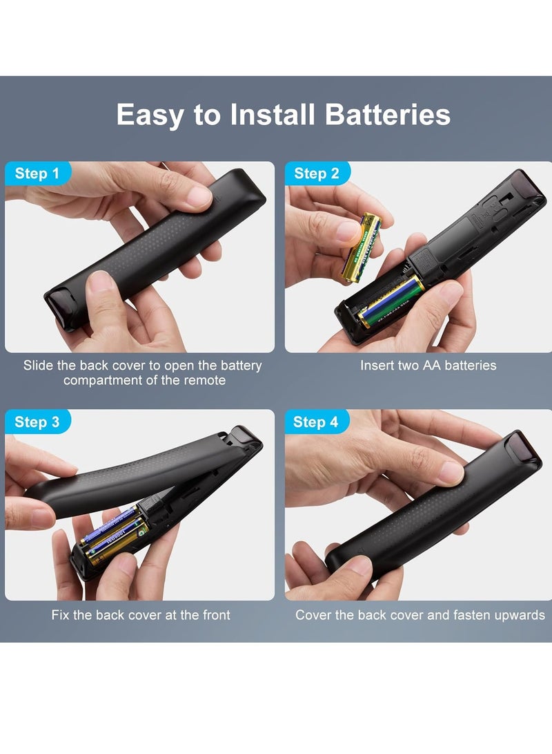 ELTRAZONE Voice Replacement Remote for Samsung Smart TV – New Upgraded BN59-1266A Universal Remote with Voice Control – Compatible with Samsung QLED UHD 4K HDR Smart TVs – Plug & Play, Fast Response, Ergonomic Design - Image 4