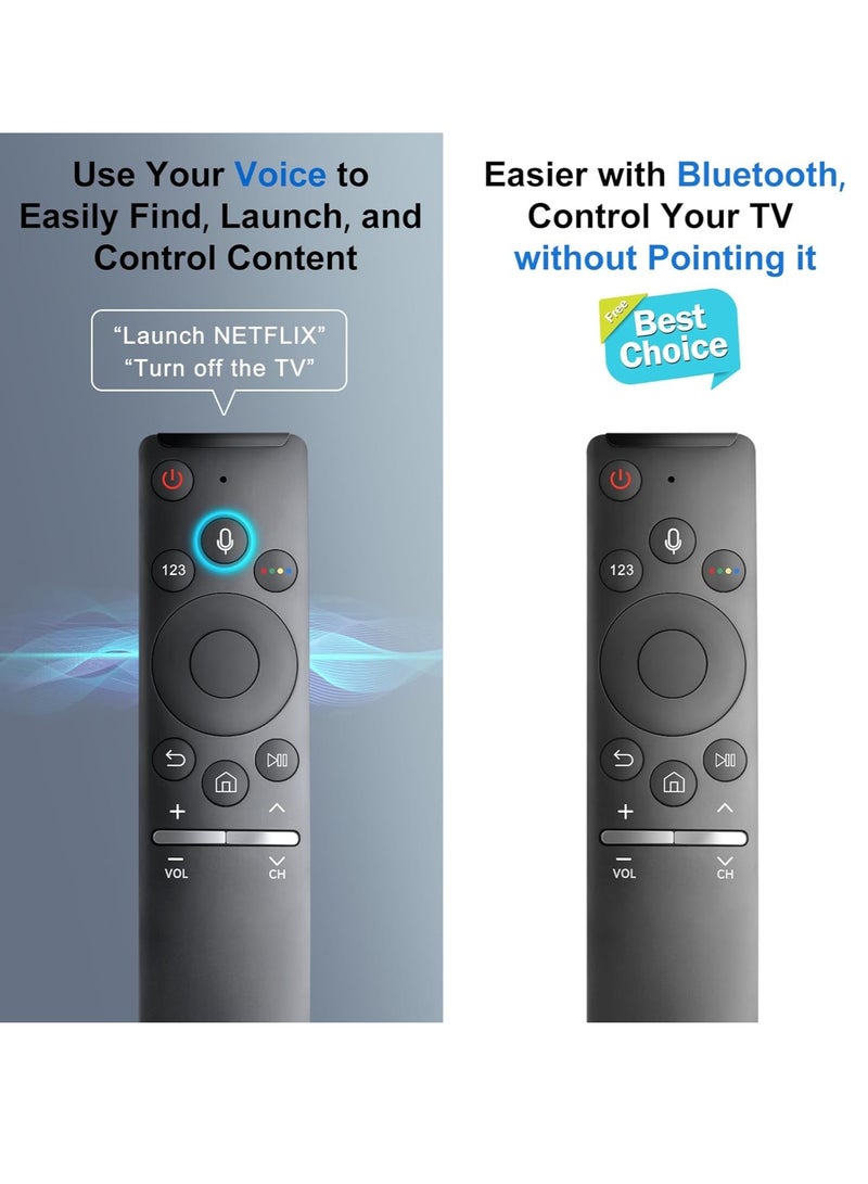 ELTRAZONE Voice Replacement Remote for Samsung Smart TV – New Upgraded BN59-1266A Universal Remote with Voice Control – Compatible with Samsung QLED UHD 4K HDR Smart TVs – Plug & Play, Fast Response, Ergonomic Design - Image 5