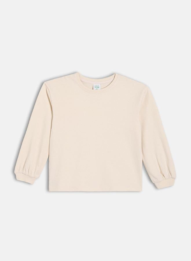 MINIKLUB Girls Cotton A-Line Pinny Dress and Long Sleeve Top - Image 3