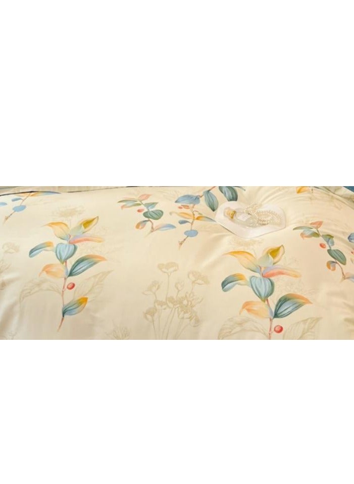 Fitted Sheet Style — French High-End 60 Thread Pure Cotton Embroidered Bedding Four Piece Set - Image 4
