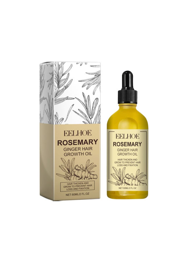 EELHOE Rosemary Ginger Hair Essential Oil Nourishing Hair Care Hair Care Hair Care Essential Oil - Image 1