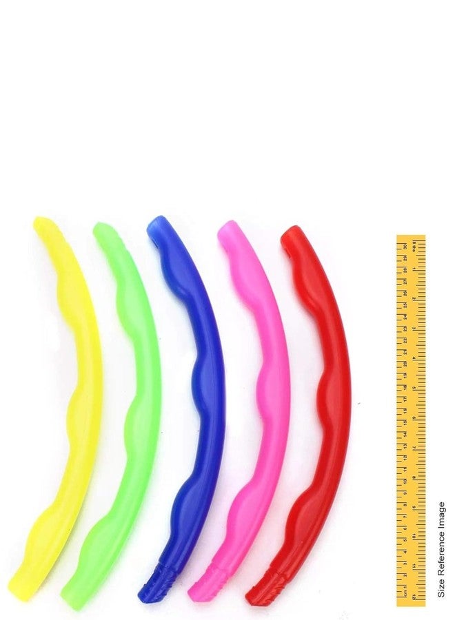 TOYIQ Big Size Hula Hoop Ring of 8 Pieces for Kids, Great for Exercise, Dance and Fitness Hoola Hoop Game - Image 5