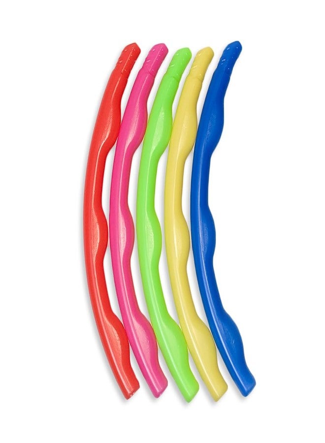 TOYIQ Big Size Hula Hoop Ring of 8 Pieces for Kids, Great for Exercise, Dance and Fitness Hoola Hoop Game - Image 4