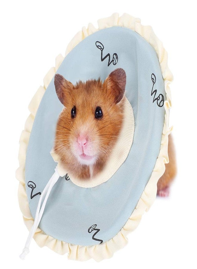 Zerodis Hamster Cone Collar,Guinea Pig Protective Ring Soft Cat Recovery Collar for Cat Kitten Prevent from Licking - Image 1