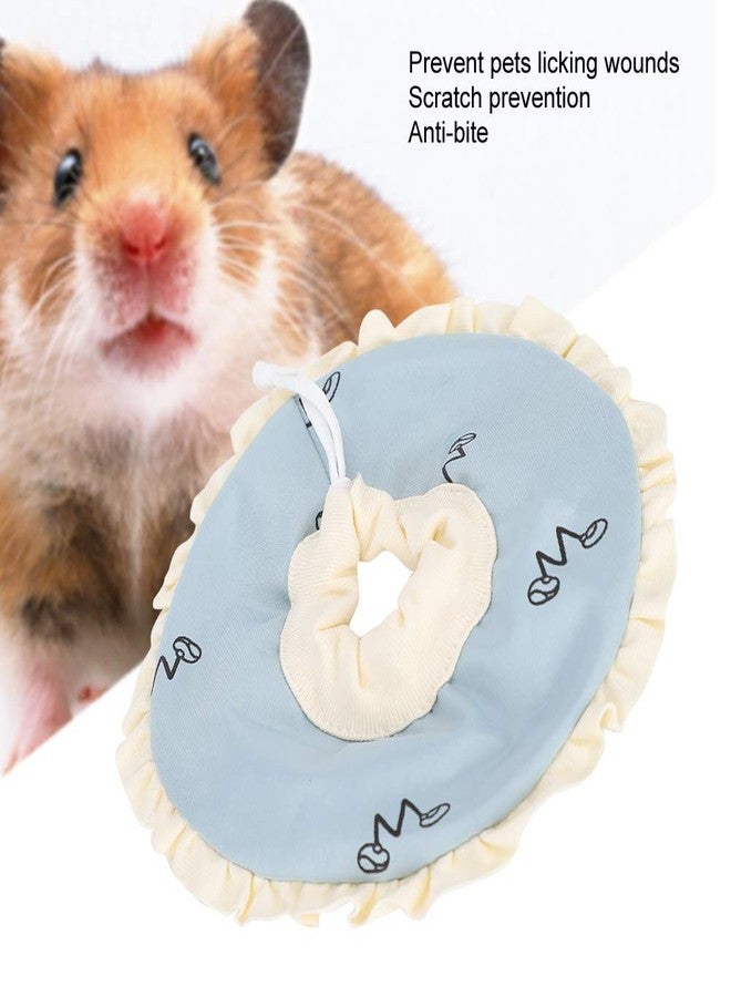 Zerodis Hamster Cone Collar,Guinea Pig Protective Ring Soft Cat Recovery Collar for Cat Kitten Prevent from Licking - Image 3