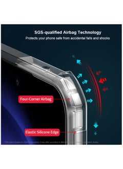 Generic for Redmi Note 14 Pro 5G / Xiaomi POCO X7 5G Case, Ultra Thin Lightweight, Soft TPU Bumper, Acrylic Clear Back Cover Redmi Note 14 Pro 5G / Xiaomi POCO X7 5G, Black  - Image 3