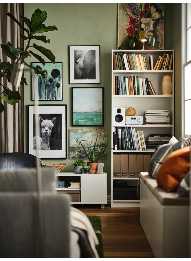 زبون مكتبة، بيضاء، 80X28X202 سم - Image 5