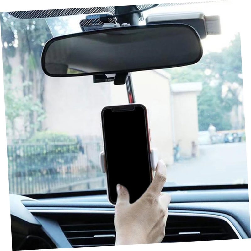 Outanaya Mobile Phone Holder for Car Rearview Mirror Easy One-Hand Operation Navigation St - Image 2
