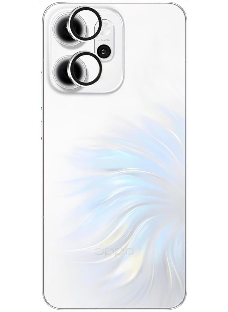 واقي زجاجي لعدسة الكاميرا لهاتف Oppo Reno 14F - فضي - Image 3