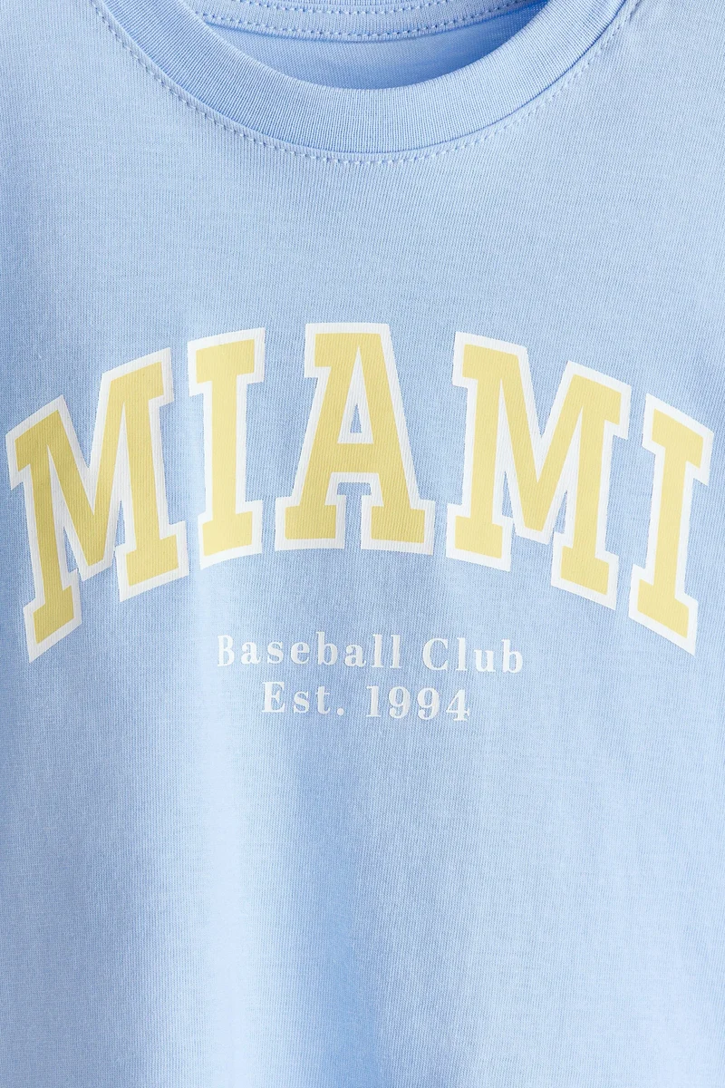 H&M Printed cotton T-shirt