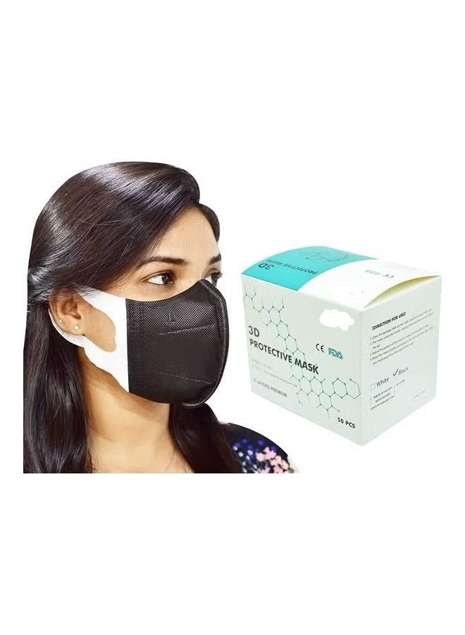50-Piece 3D Face Mask - Image 1