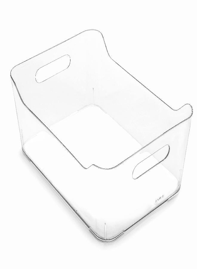 BINO BINO | Plastic Storage Bins, Large | The SOHO Collection | Multi-Use Organizer Bins | Built-in Handles | BPA-Free | Pantry Organization | Home Organization | Fridge Organizer | Freezer Organizer - Image 1