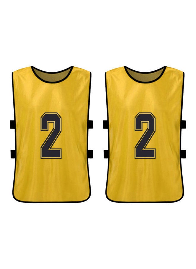 Y&D - Sports Pinnies Numbered Practice Vest Pennies For Soccer Basketball Jersey Bibs,Set Of 12 Youth Adults Team - Image 1