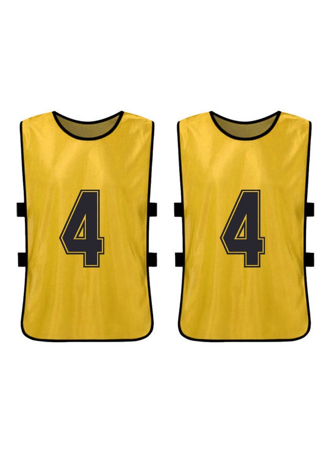 Y&D - Sports Pinnies Numbered Practice Vest Pennies For Soccer Basketball Jersey Bibs,Set Of 12 Youth Adults Team - Image 1