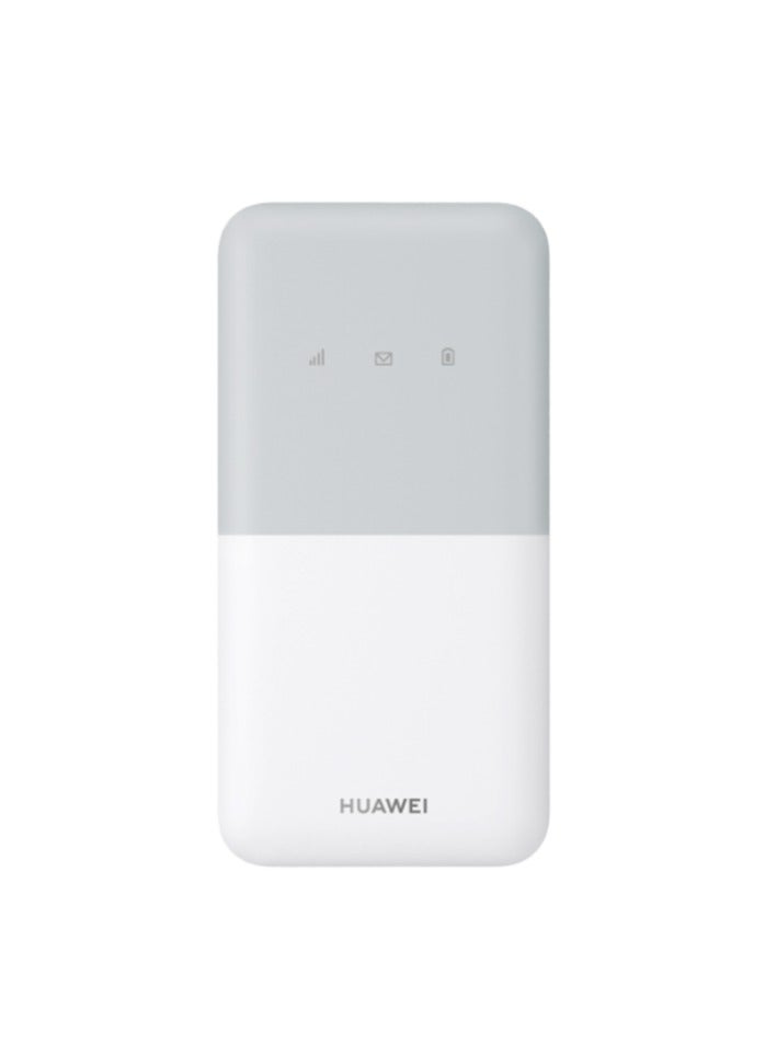 HUAWEI 1500 mAh Router E5586-326, CAT 4, Portable 4G Low Cost Travel Wi-Fi, Roams on all World Network, with FREE SMARTY SIM White - Image 1