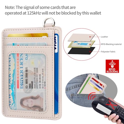 EcoVision Slim Minimalist Front Pocket Wallet, RFID Blocking Credit Card Holder Wallet with Detachable D-Shackle for Men Women - Image 5