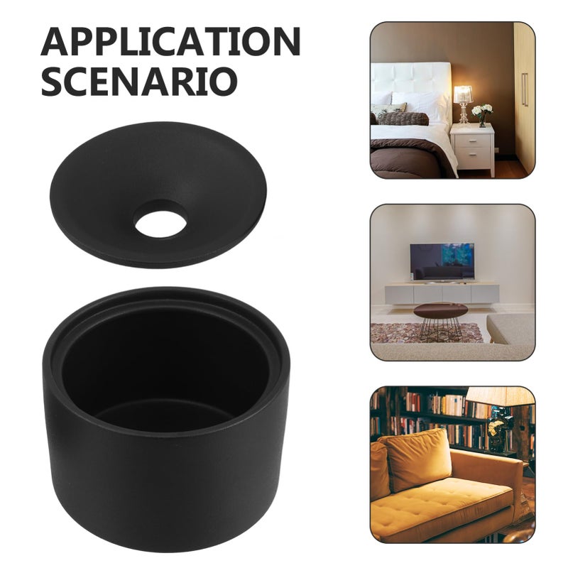 Large Capacity Fly Ash Tray With Lid Modern Design Home Decor Smoking Accessory - Image 4