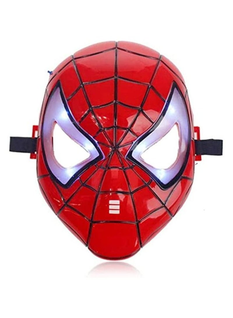 Kids Luminous LED Halloween Spider-Man Face Mask For Kids Ages 3+ - Image 3