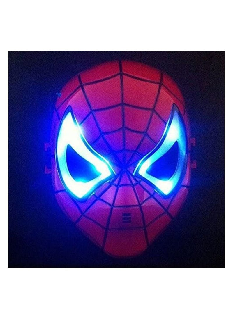 Kids Luminous LED Halloween Spider-Man Face Mask For Kids Ages 3+ - Image 4