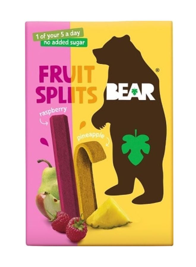 Bear Raspberry Pineapple Fruit Splits 100g - Image 1