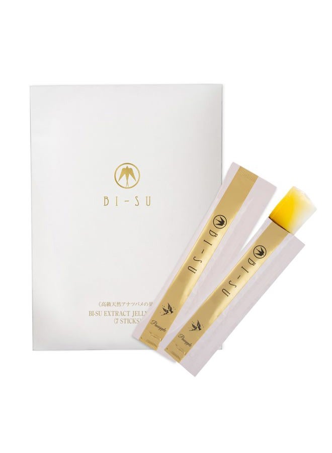 BI-SU Gelatin Extract Stick | Natural Swift Nest Extract, Collagen, Vitamin C, Japanese Skin Care, Anti-aging, Maintains Skin Elasticity, Stimulates System - Image 1