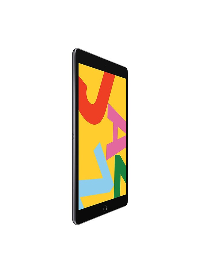 ابل  تم تجديده - iPad 7 (2019) الجيل السابع مقاس 10.2 بوصة، وسعة 32 جيجابايت، وشبكة Wi-Fi، باللون الرمادي الفلكي مع تطبيق FaceTime 2019 مع Face Time - Image 5