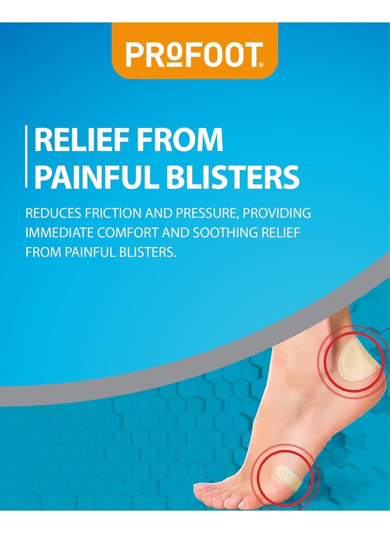 برو فوت ضمادات البثور المختلطة لتسكين الألم الفوري، عبوة من 6 قطع - Image 5
